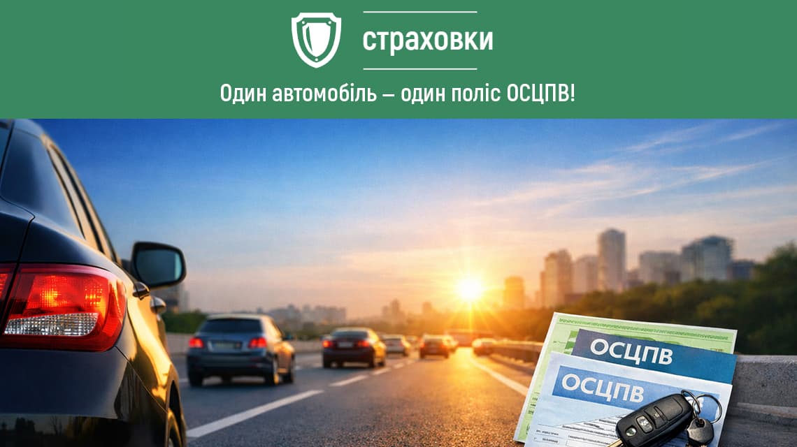 Один автомобіль — один поліс автоцивілки