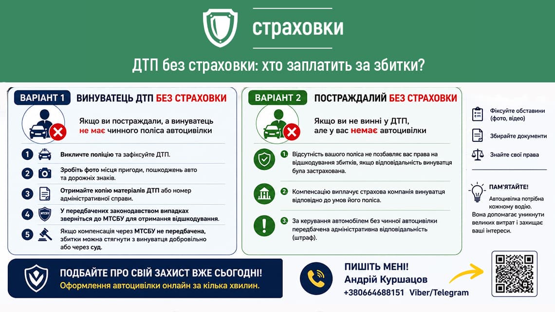 ДТП без страховки