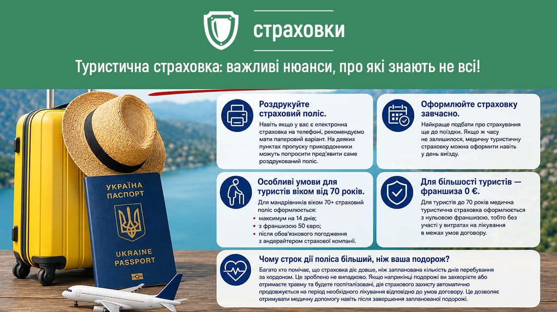 Туристична страховка 2026
